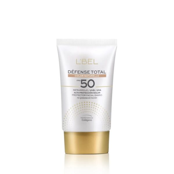 Protector Solar Antiedad Facial Fps50 con color 50ml Lbel Protector Solar Antiedad Facial Fps50 con color 50ml Lbel