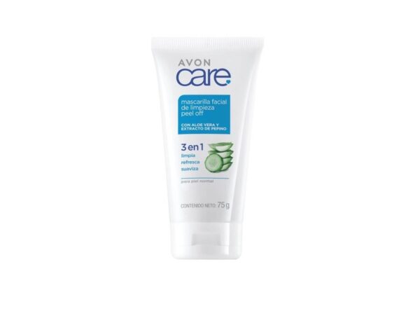 Mascarilla Facial Limpiadora 3 en 1 Aloe y Pepino 75g Avon Mascarilla Facial Limpiadora 3 en 1 Aloe y Pepino 75g Avon