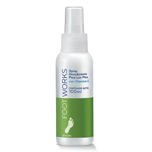 Foot Works Spray Desodorante para Pies vit. E 100ml Avon Foot Works Spray Desodorante para Pies vit. E 100ml Avon