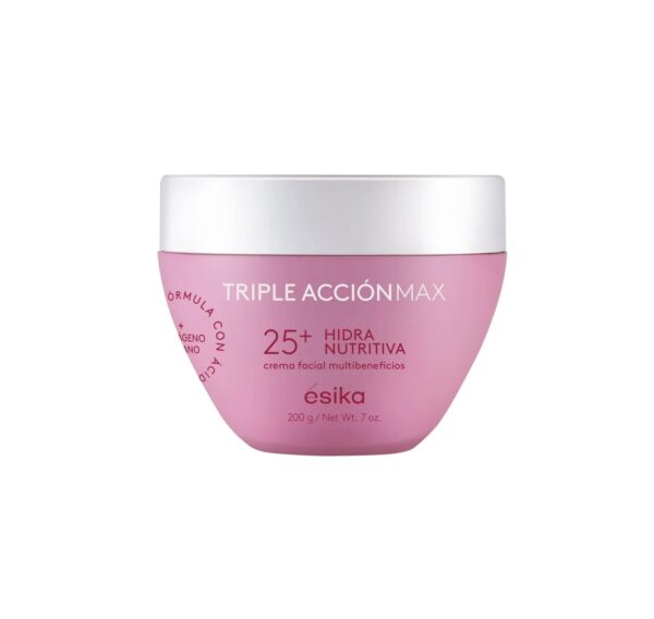 Crema facial Triple Acción Max 25+ Hidra 200g esika Crema facial Triple Acción Max 25+ Hidra 200g esika