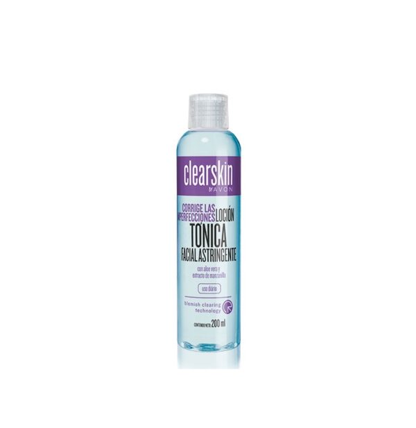 Tonica Facial Anstringente Aloe vera Clearskin 200ml Avon Tonica Facial Anstringente Aloe vera Clearskin 200ml Avon