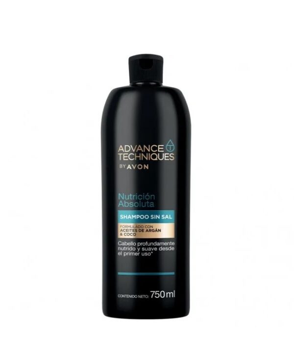 Shampoo Nutrición Absoluta sin sal Argán y Coco 750ml Avon Shampoo Nutrición Absoluta sin sal Argán y Coco 750ml Avon