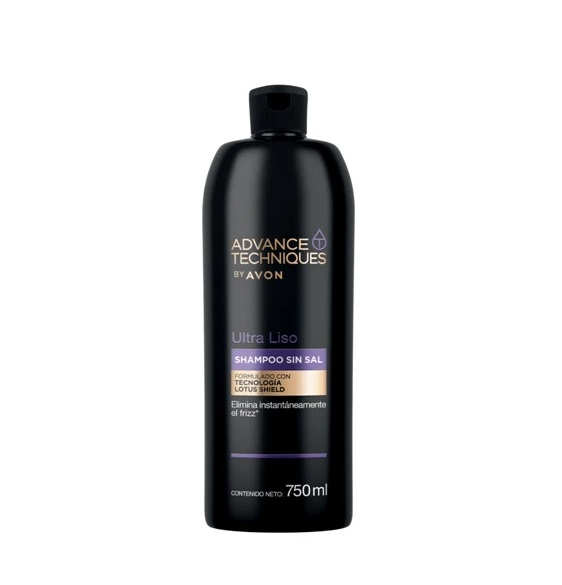 Shampoo sin sal Ultra liso elimina frizz 750ml Avon Shampoo sin sal Ultra liso elimina frizz 750ml Avon