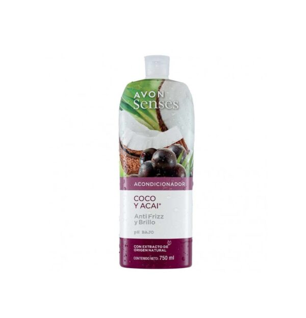 Acondicionador Coco y Acai Anti Frizz 750ml Avon Acondicionador Coco y Acai Anti Frizz 750ml Avon