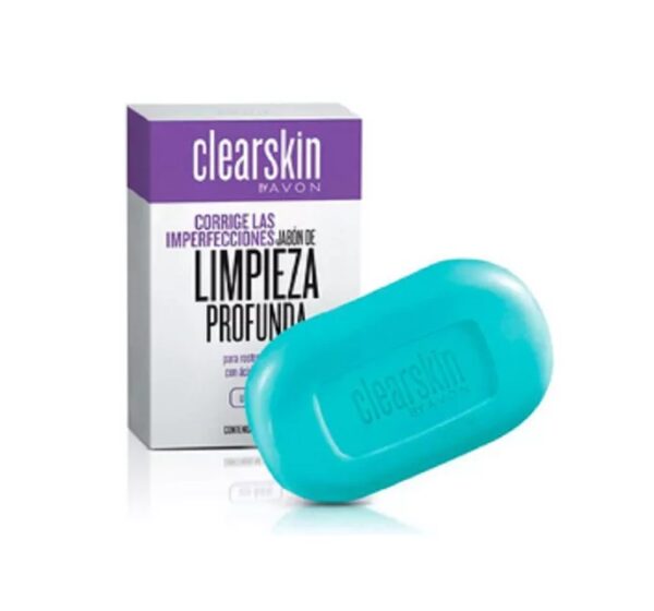 Jabón Limpieza Profunda corrige imperfecciones Clearskin 70g Avon