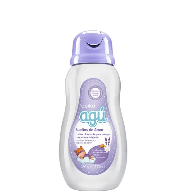 Loción hidratante masajes Agú Sueños de Amor 450ml esika Loción hidratante masajes Agú Sueños de Amor 450ml esika