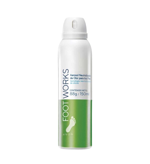 Aerosol Neutralizador de Olor Pies Foot Works 150ml Avon Aerosol Neutralizador de Olor Pies Foot Works 150ml Avon