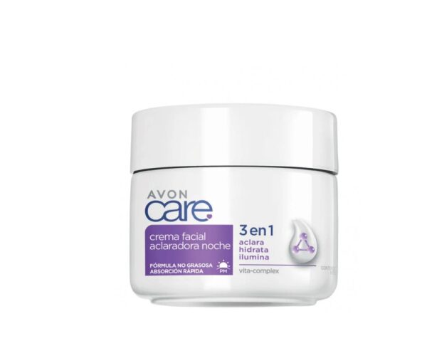 Crema Facial Care 3 en 1 Acladora Noche 100g Avon Crema Facial Care 3 en 1 Acladora Noche 100g Avon